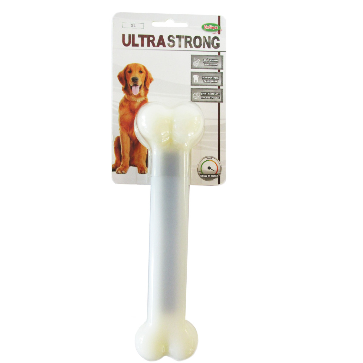 Os fourré BUBIMEX XL 25 cm - Ultra-résistant pour mâchoires puissantes