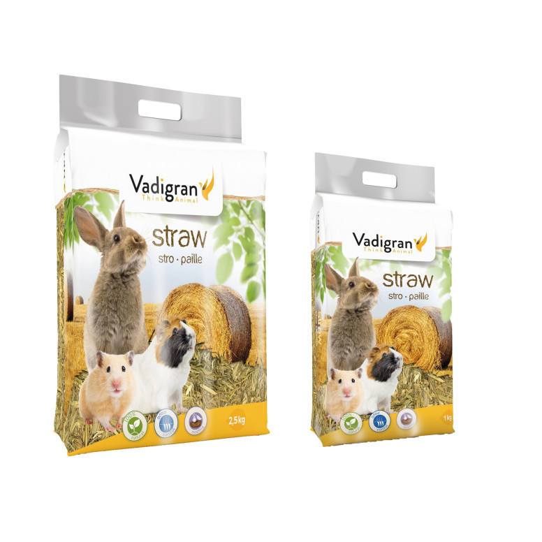 Paille fermière Vadigran 30l 1kg pour rongeur | DO&KA