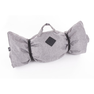 Plaid Croisette Martin Sellier gris en polyester (115cm) pour chien et chat
