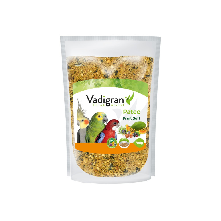 Pâtée oiseaux fruits Vadigran 700g pour oiseaux | DO&KA