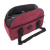 Sac de transport Croisette Martin sellier rouge (48cm) pour chien
