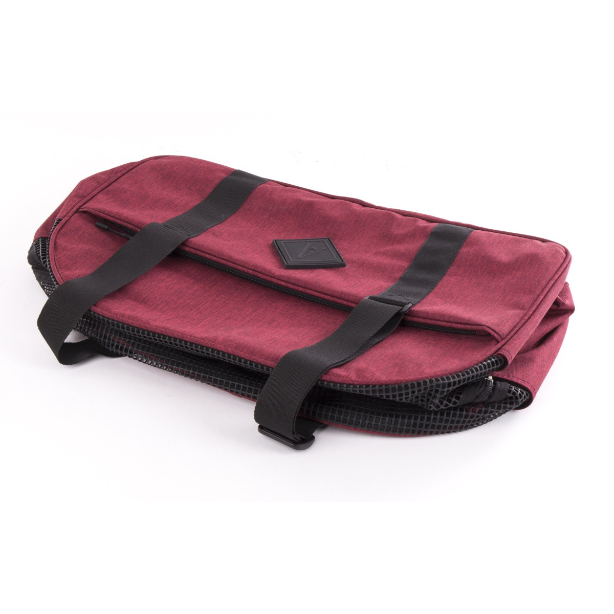 Sac de transport Croisette Martin sellier rouge (48cm) pour chien