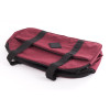 Sac de transport Croisette Martin sellier rouge (48cm) pour chien