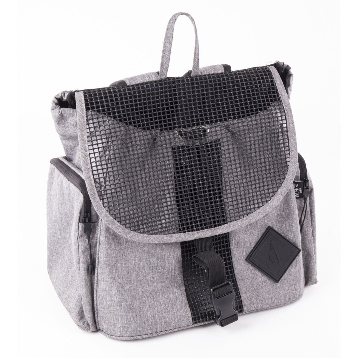 Sac ventral confort Martin Sellier Croisette gris pour chien et chat