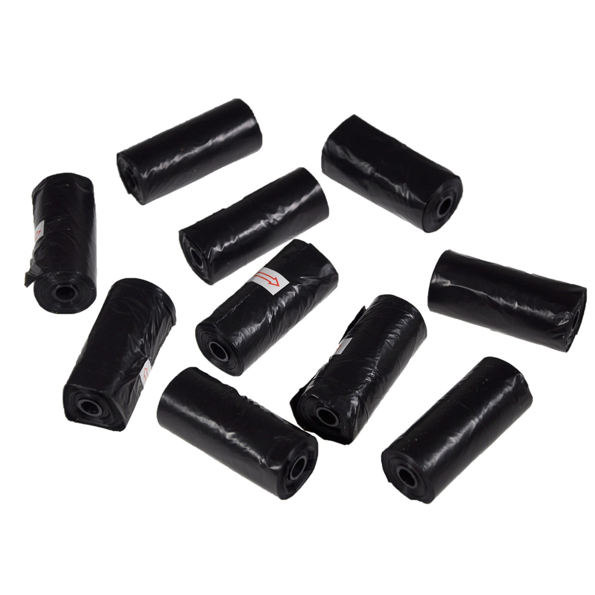 Sachets hygiéniques Vadigran noirs 10 rouleaux pour chien | DO&KA