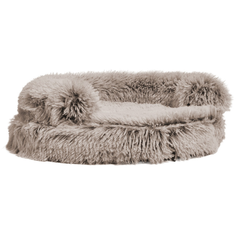 Sofa chat Croci 45cm beige - Détente ultra-douce & lavable