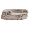 Sofa chat Croci 45cm beige - Détente ultra-douce & lavable