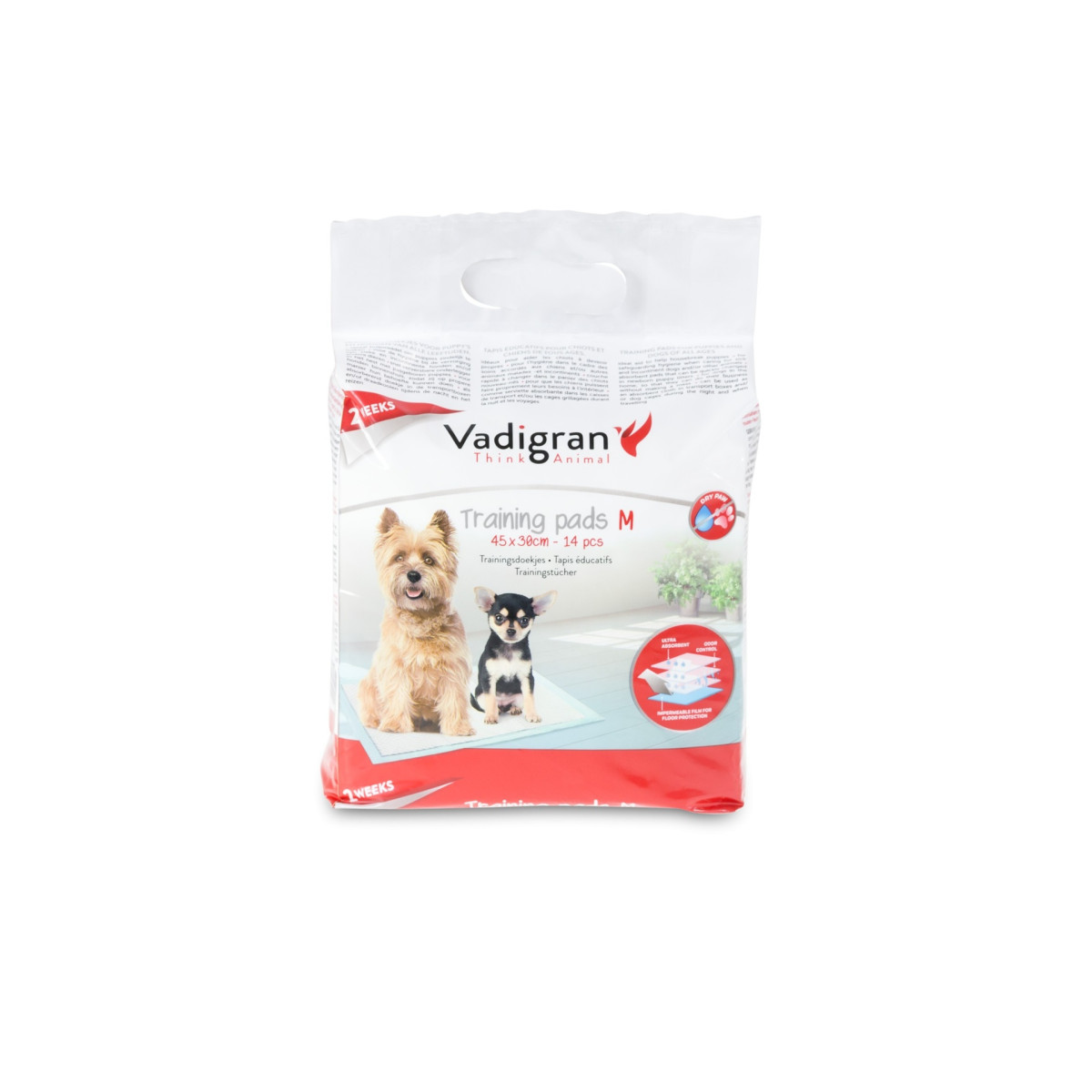 Tapis éducateur Vadigran 45x30cm 14pcs pour chien | DO&KA