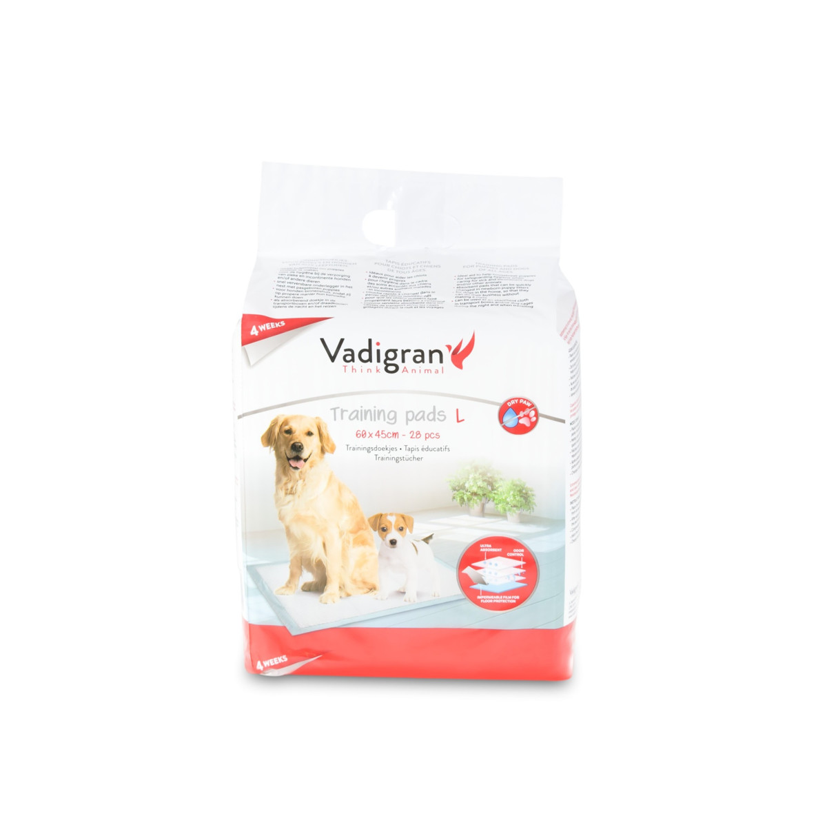 Tapis éducateur Vadigran 60x45cm 28pcs pour chien | DO&KA