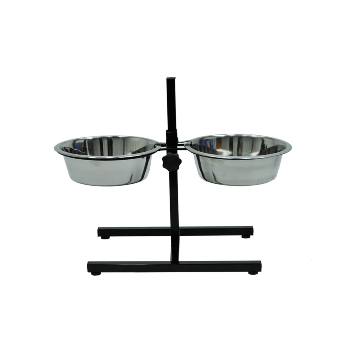 Vadigran Friandise pour chien bar à chien avec gamelles inox 2x1,57l | DO&KA