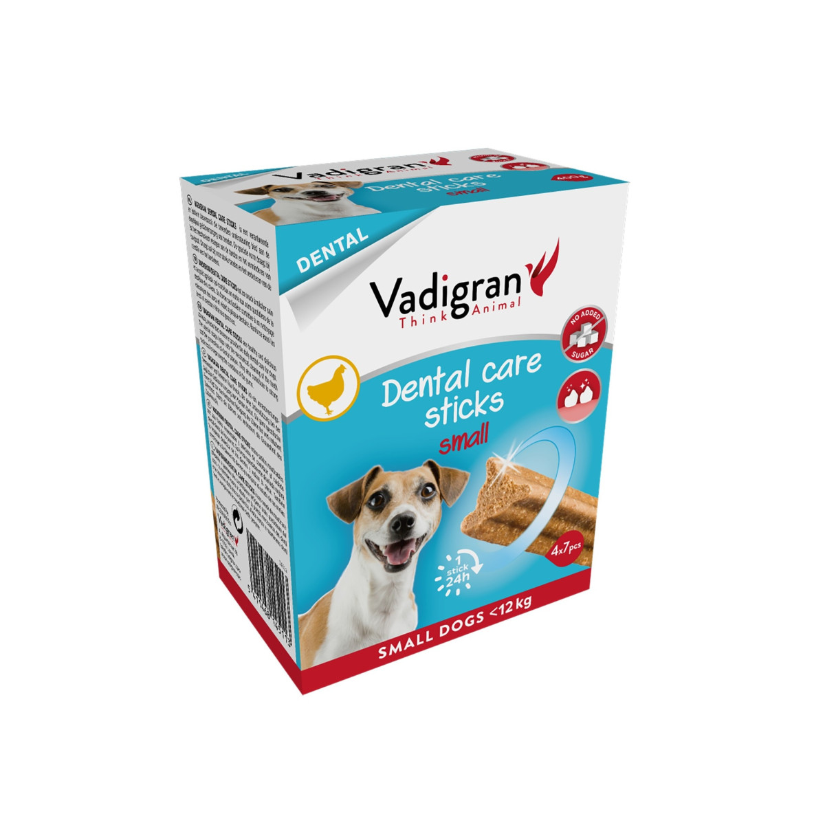 Vadigran Friandise pour chien dental care sticks taille S 400g | DO&KA