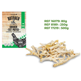 Vadigran Friandise pour chien pattes de poulet soufflées 500g | DO&KA