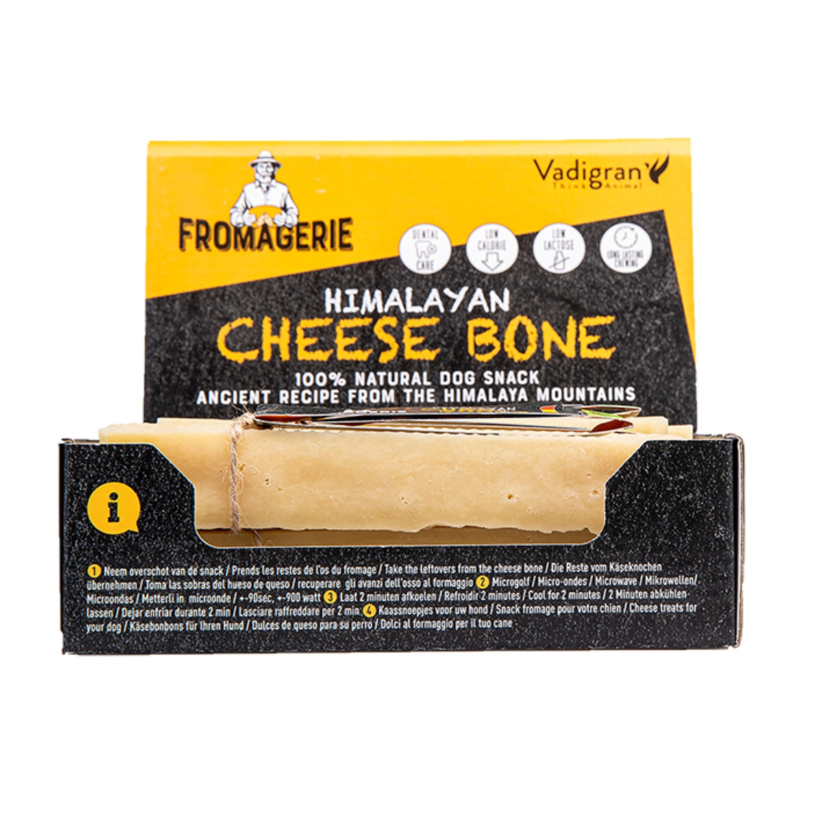 Vadigran Friandise pour chien à mâcher cheese bone 100g L | DO&KA