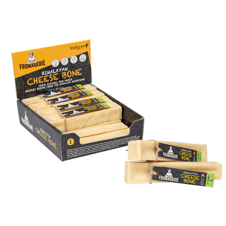 Vadigran Friandise pour chien à mâcher cheese bone 100g L | DO&KA