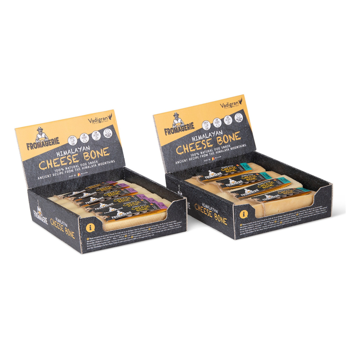 Vadigran Friandise pour chien à mâcher cheese bone 140g XL | DO&KA