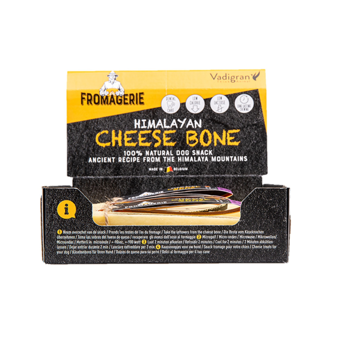 Vadigran Friandise pour chien à mâcher cheese bone 140g XL | DO&KA