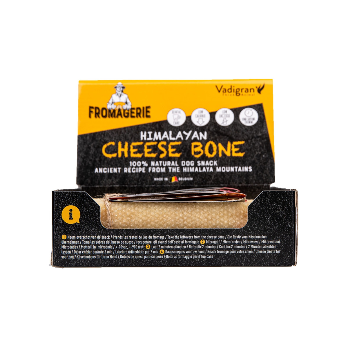 Vadigran Friandise pour chien à mâcher cheese bone 27g XS | DO&KA