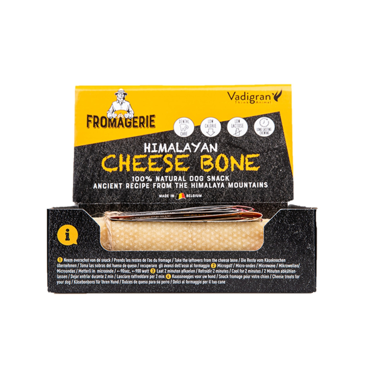 Vadigran Friandise pour chien à mâcher cheese bone 48g S | DO&KA