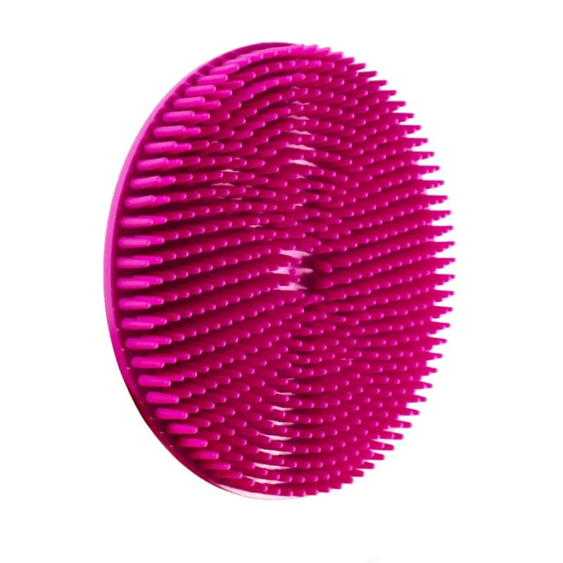 Brosse en caoutchouc pour animaux Héry pour chiens et chats, vue de dessus montrant la texture recta