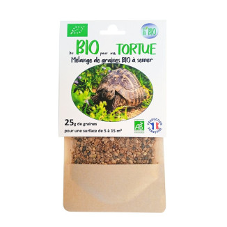 Nourriture bio tortues : Graines Thibaud 25g sans pesticides