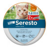 Seresto Collier Chat x2 - Protection antiparasitaire 7-8 mois