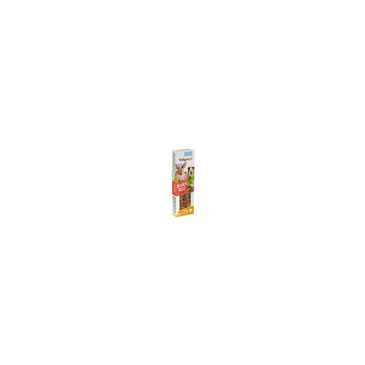 Baguette Stixx Vadigran noix fruit x2 pour rongeur | DO&KA