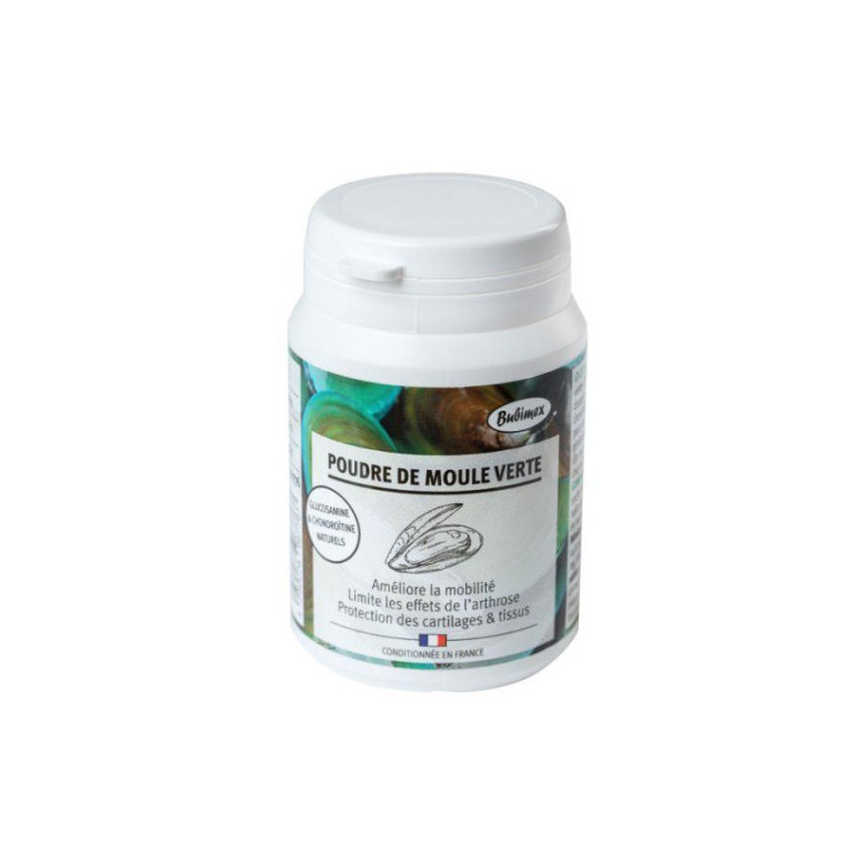 Poudre de moules vertes Bubimex 60g - Santé articulaire chien