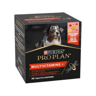 Complément Proplan Vitamines B, A, D, E pour Chien - 45 Comprimés