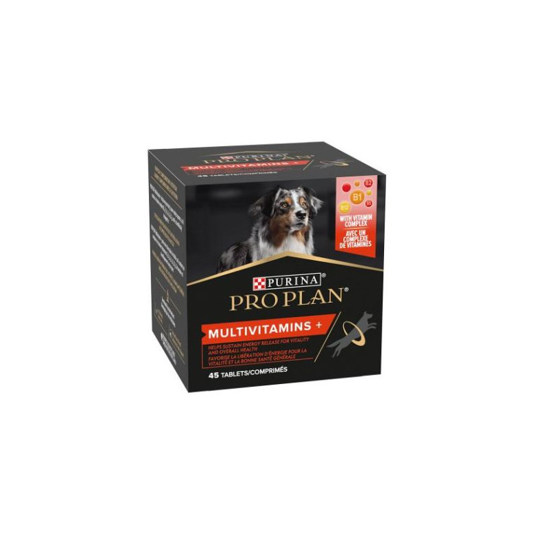 Complément Proplan Vitamines B, A, D, E pour Chien - 45 Comprimés