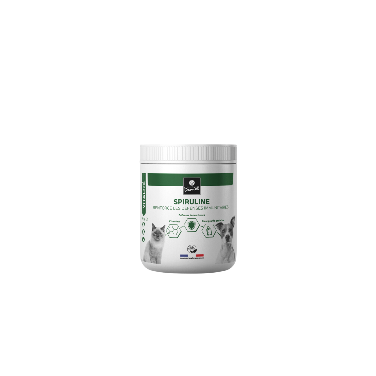 Spiruline Chien 200g - Vitalité & Santé | Les Recettes de Daniel