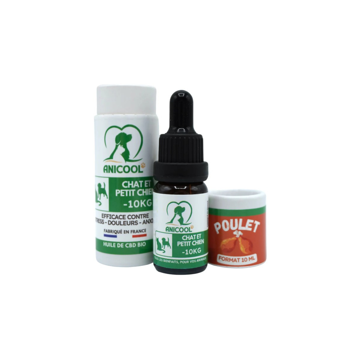Huile Chanvre ANICOOL 10ml - CBD 1,5% : calme, peau & digestion