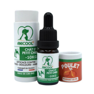 Huile Chanvre ANICOOL 10ml - CBD 1,5% : calme, peau & digestion