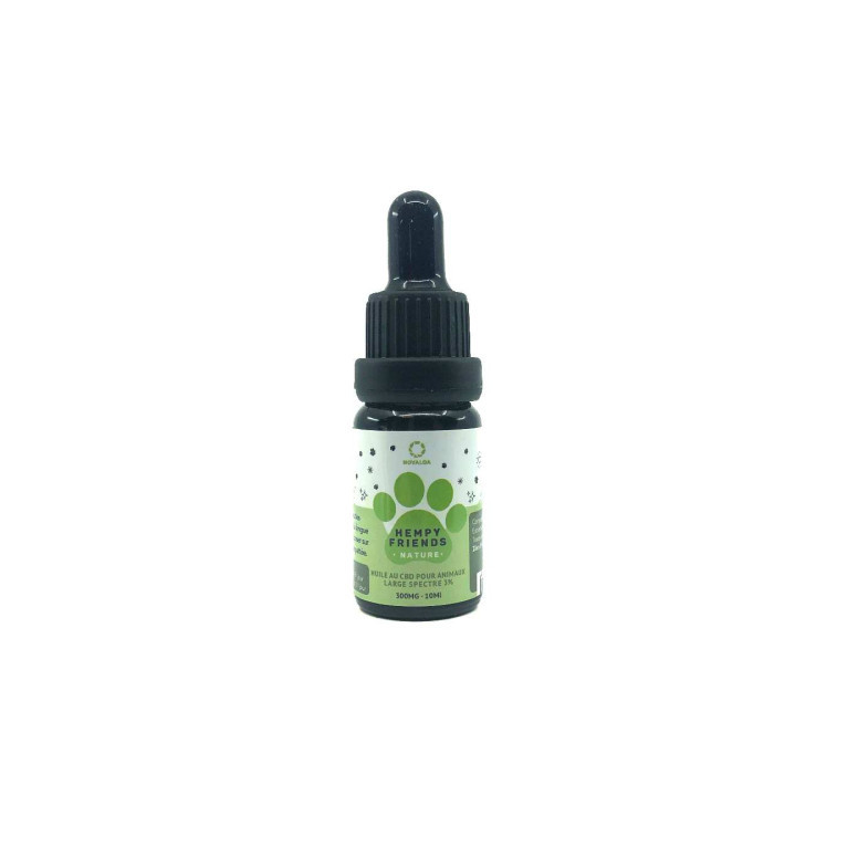 Huile Chanvre ANICOOL - Douleurs & Stress Chien Moyen | 10ml Naturel