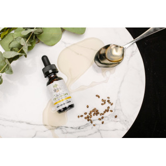 ANICOOL Huile Chanvre Chien 10ml - Goût Poulet | Peau & Pelage Sains