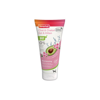 Beaphar Shampoing Bio Chat 200ml : pH neutre, 96% naturel