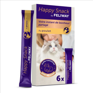 Feliway Friandises Poulet - 6 Tubes pour Chats Apaisés