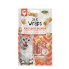 Bubimex Friandises Chat Gourmet Wraps Poulet & Saumon 30g - 93% Viande