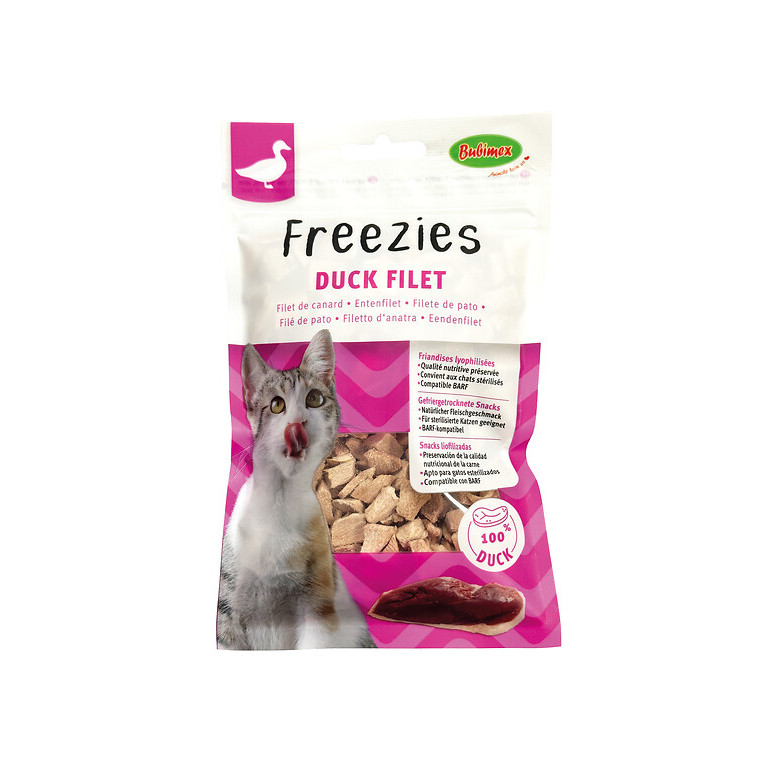 Bubimex Friandises Chat : Canard Lyophilisé 100% Naturel, 30g
