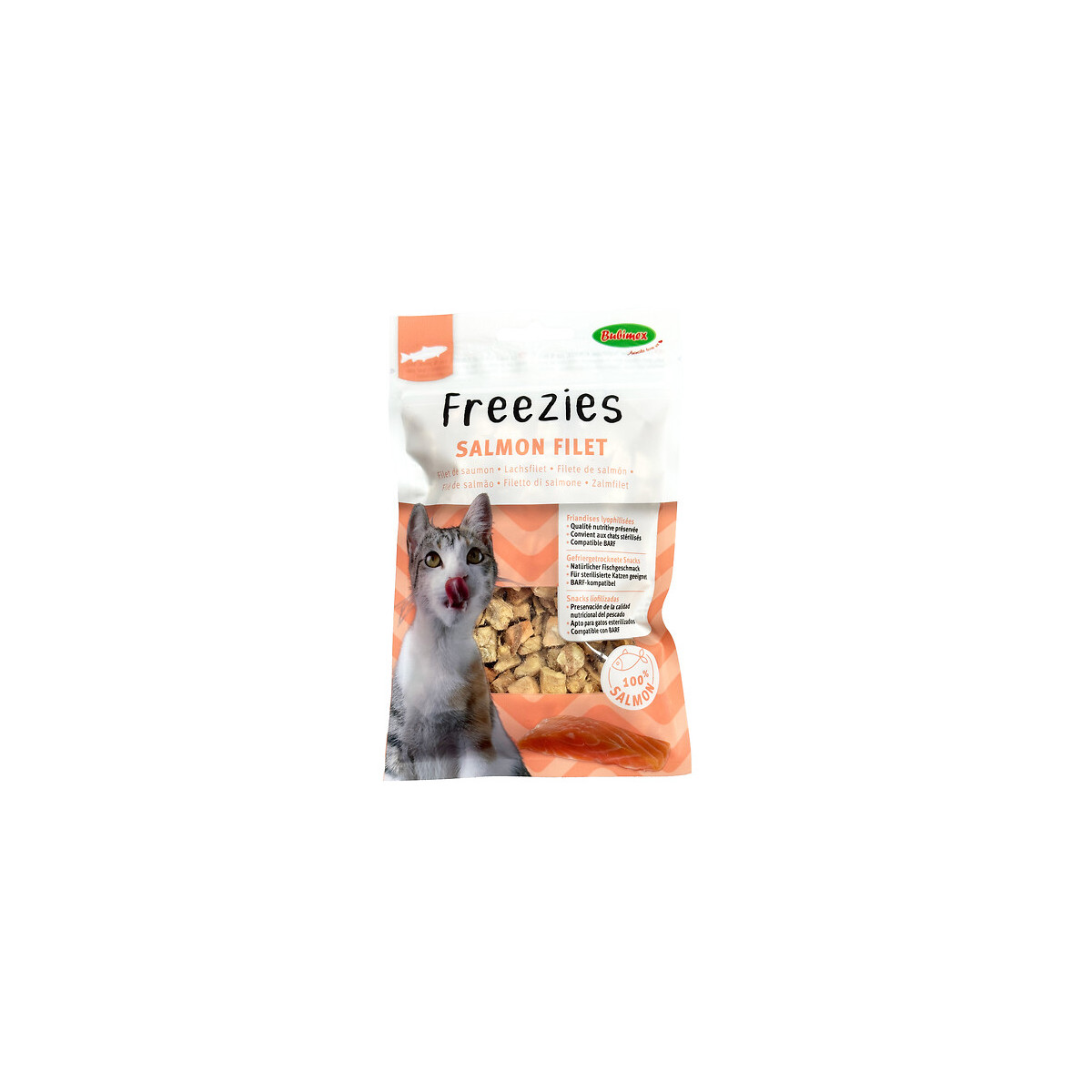 Saumon Lyophilisé Bubimex 30g - Friandises Légères & Sans Additifs