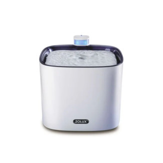 Fontaine à eau Iguazu Zolux 3L : Eau fraîche et filtrée pour animaux