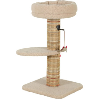 Arbre à chat ZOLUX 70cm beige - Idéal pour chatons, poteau sisal 11cm