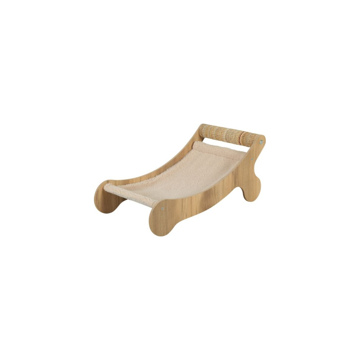 Chaise longue chat ZOLUX : hamac + griffoir sisal, max 5 kg