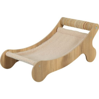 Chaise longue chat ZOLUX : hamac + griffoir sisal, max 5 kg