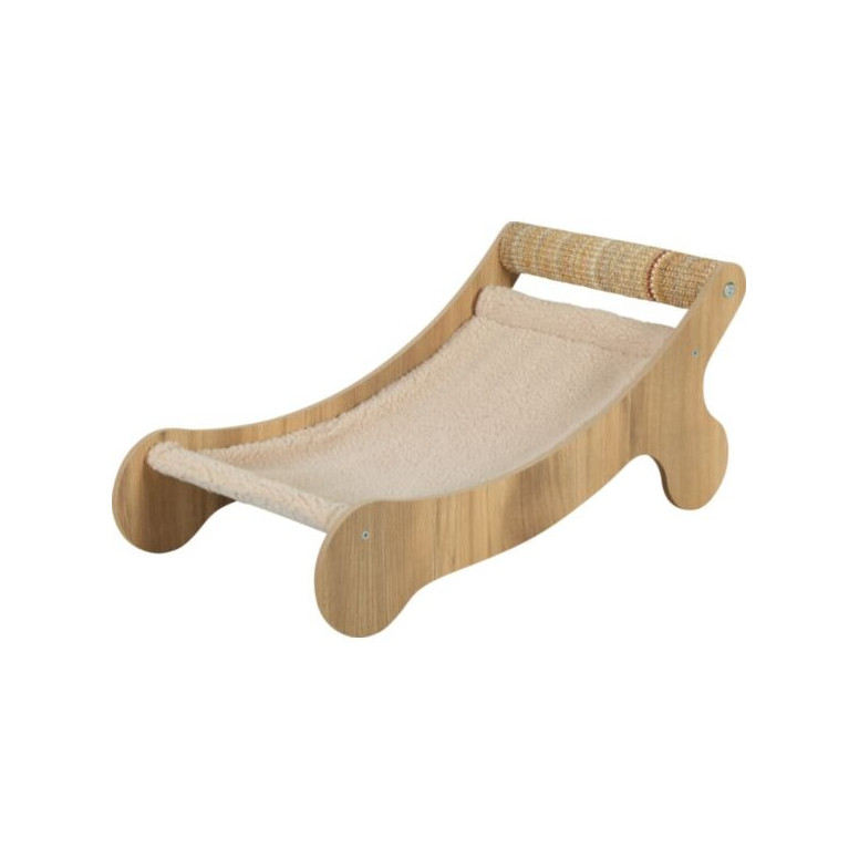 Chaise longue chat ZOLUX : hamac + griffoir sisal, max 5 kg