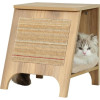 Console griffoir Zolux Boréal Beige - 3 en 1 pour chats jusqu'à 5 kg