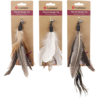 Plume Suuz Flamingo : Jouet interactif pour chat - Durable et amusant
