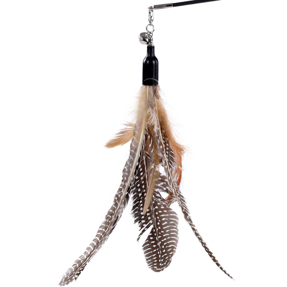Canne à pêche Tyra Flamingo - Jouet extensible 47-77cm pour chat