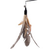 Canne à pêche Tyra Flamingo - Jouet extensible 47-77cm pour chat
