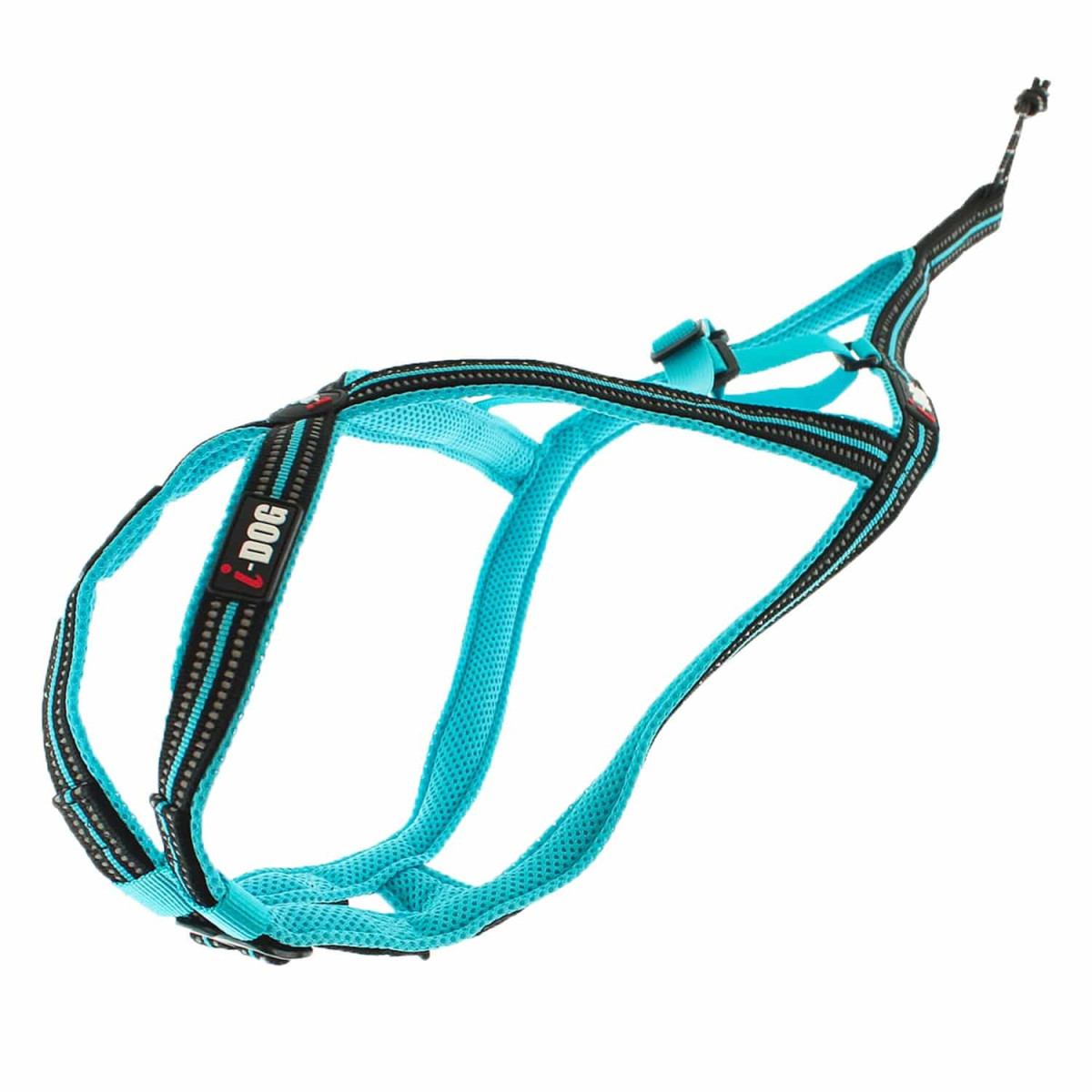 Harnais Canicross IDOG XL Bleu - Confort Optimal pour Jogging & VTT