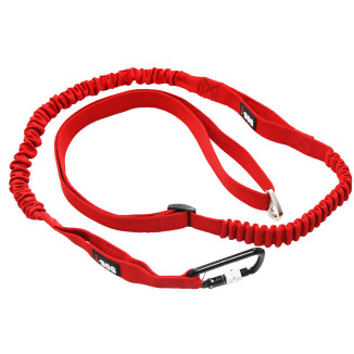 Longe IDOG Trek rouge : confort & sécurité pour randonnée chien